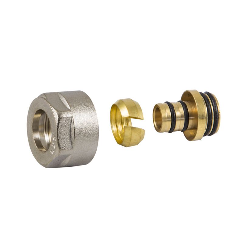 Złączka zaciskowa do rury z tworzywa sztucznego GW 3/4 na 17x2,75 mm niklowana SCHLOSSER 1 szt.
