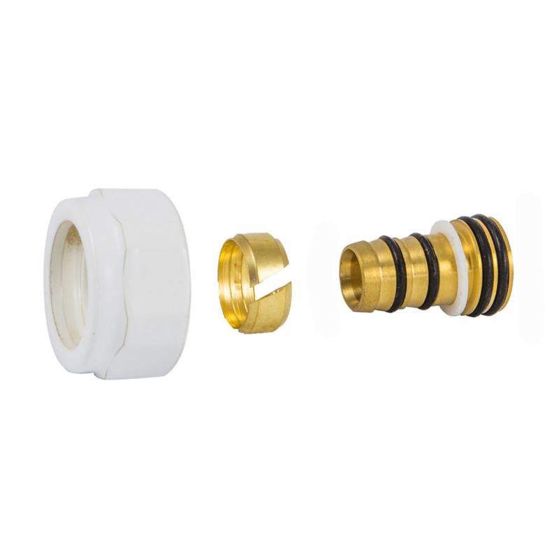 Złączka zaciskowa do rury z tworzywa sztucznego SCHLOSSER GW M22x1,5 na 17x2,75 mm biały 1 szt.