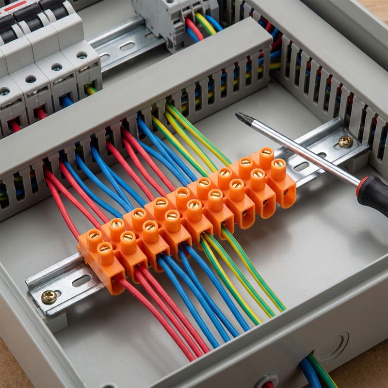 Złączka Zaciskowa Lumiled Kostka Elektryczna 12-TOROWA 2,5mm Instalacyjna 1 szt.