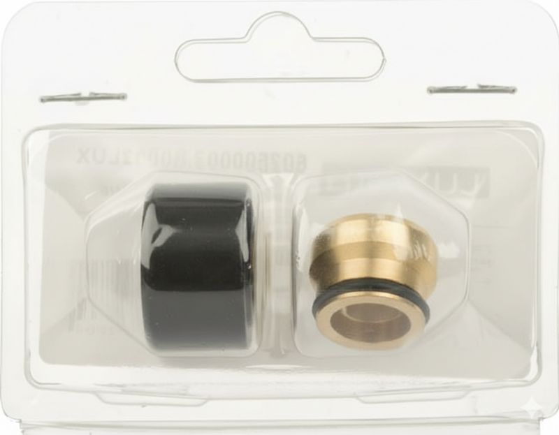 Złączka zaciskowa miedź CU grzejnikowa 15 mm x M22 czarny LUXRAD 2 szt