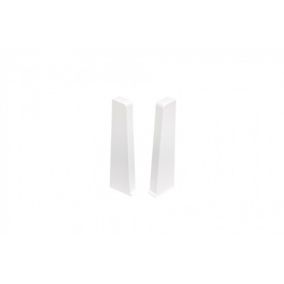 Zaślepka do listwy Cezar Hi Line Prestige Biały połysk 22x75x20mm PVC 1 kpl.