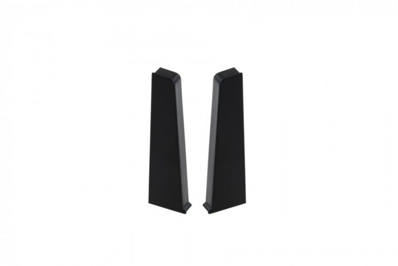 Zaślepka do listwy Cezar Hi Line Prestige Czarny mat 22x75x20mm PVC 1 kpl.