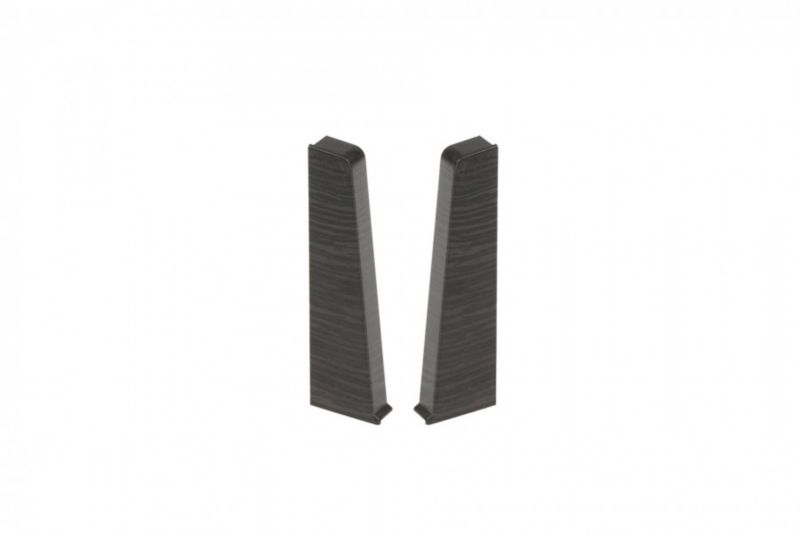 Zaślepka do listwy Cezar Hi Line Prestige Wenge Ciemny mat 22x75x20mm PVC 1 kpl.