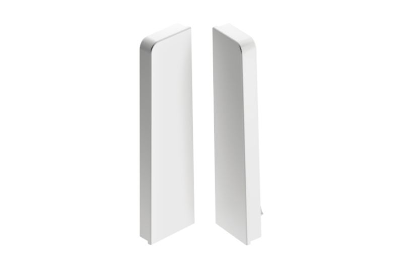 Zaślepka do listwy Cezar Masterline Biały RAL 9003 mat 15x60x20mm PVC 1 kpl.