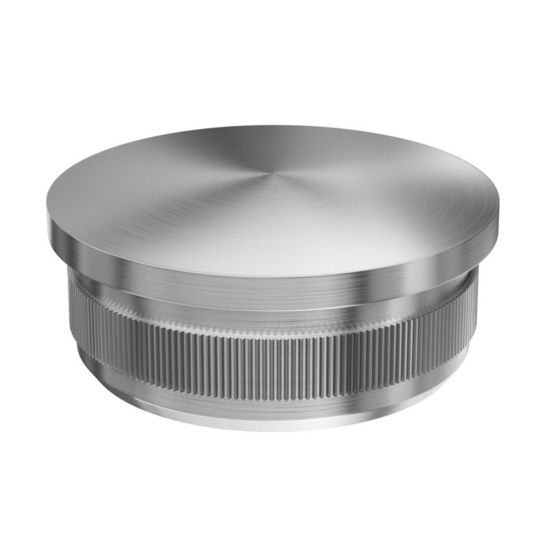 Zaślepka płaska AVIS dla rury poręczy balustrady fi42,4 x 2,0 mm, AISI 304, szlifowana, 1szt.