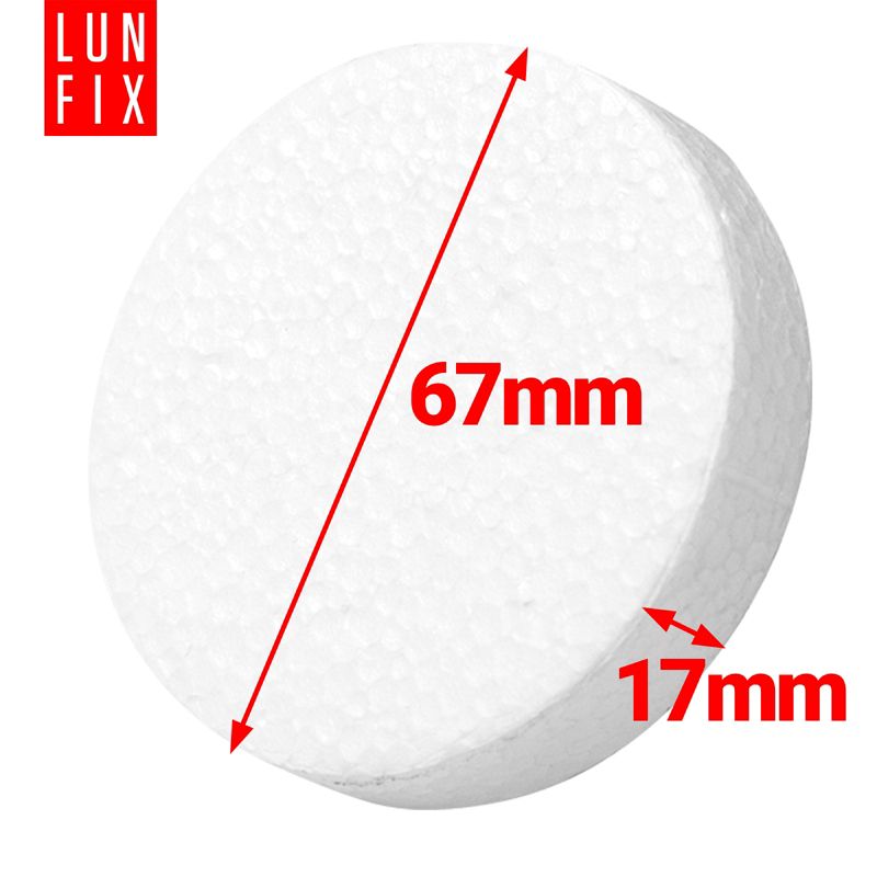 Zaślepka ze styropianu Lun Fix 67x17mm biała 100szt.