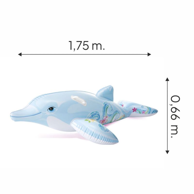 Zabawka dmuchana do pływania, INTEX, Delfin 175 x 66 cm, 1 szt.