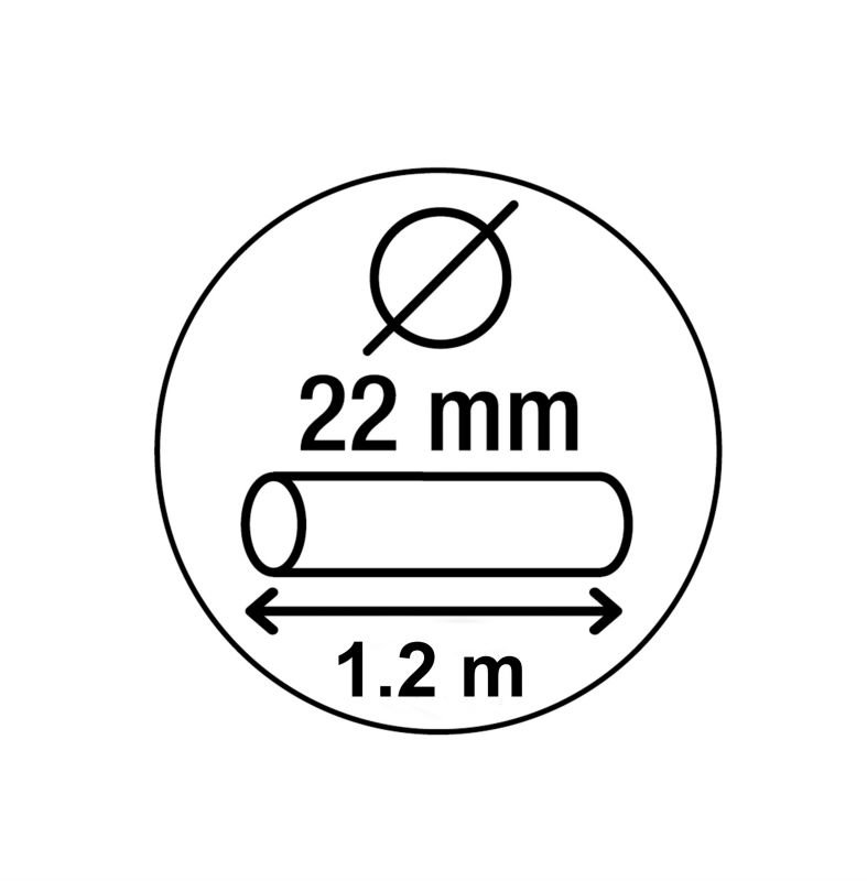 Zabezpieczenie rowerowe Smith & Locke 22 x 1200 mm