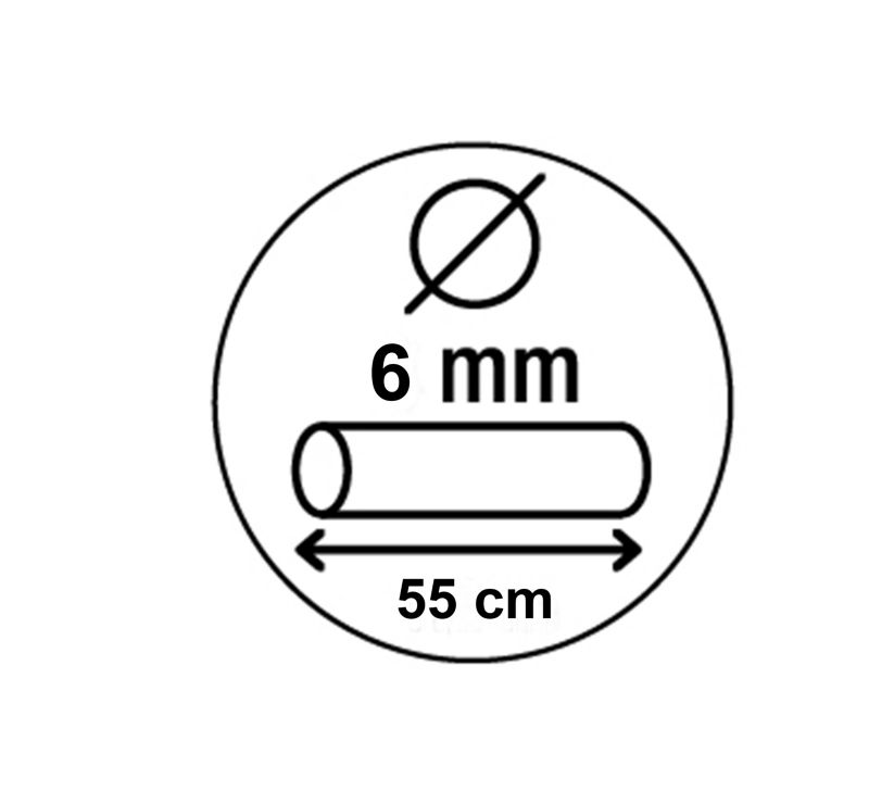 Zabezpieczenie rowerowe Smith & locke klucz 6 x 550 mm