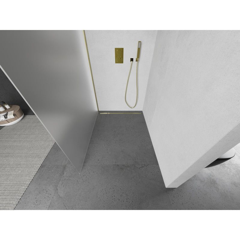 Zabudowa prysznicowa Walk-in Mexen Kioto szron 90x200 cm 1 szt.