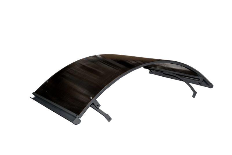 Zadaszenie aluminiowe Plastiking Classic 140 x 90 cm brązowy