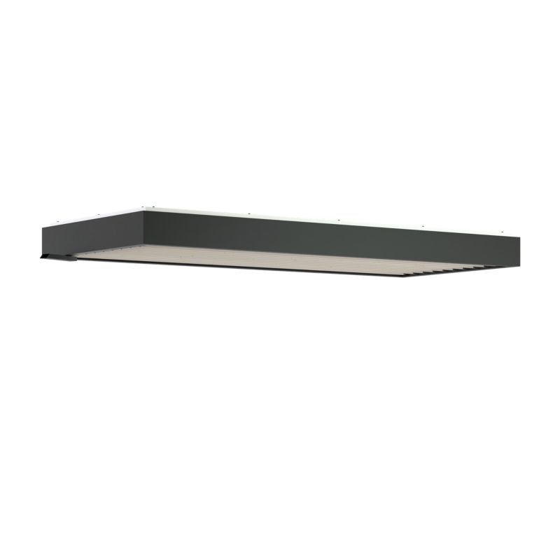 Zadaszenie Lumia świerk daszek nad drzwi z aluminiową ramą RAL 7016 2100 x 900 mm