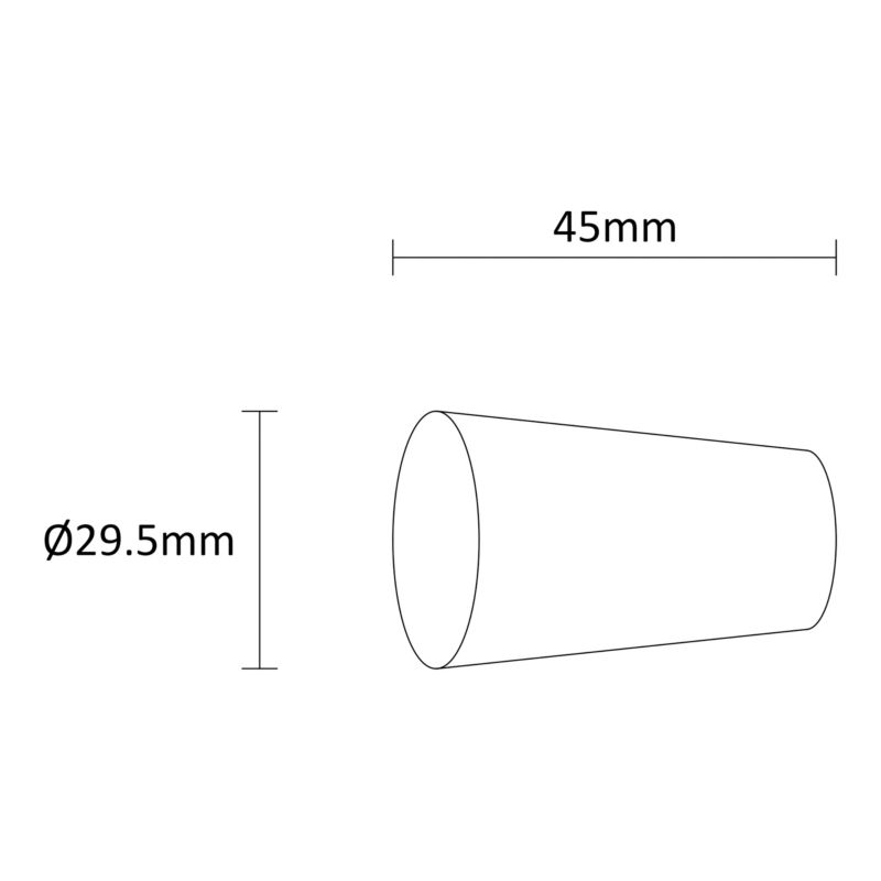 Zakończenie GoodHome Athens 16 mm kielich basic