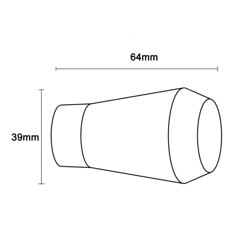Zakończenie karnisza Goodhome Anafi Tulip 19 mm