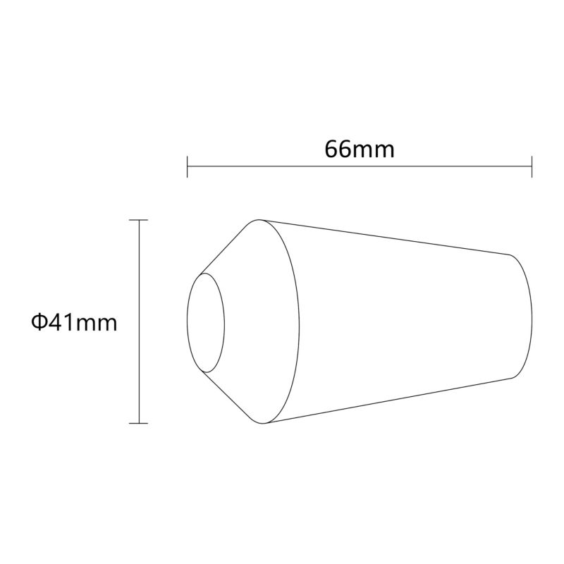 Zakończenie Karnisza Goodhome Antiki Bi-finish Tulip 19 mm