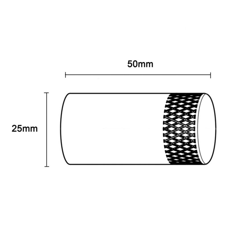 Zakończenie karnisza GoodHome Araxos Techno 19 mm
