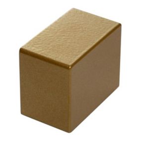 Zakończenie poręczy 37 x 47 mm złote