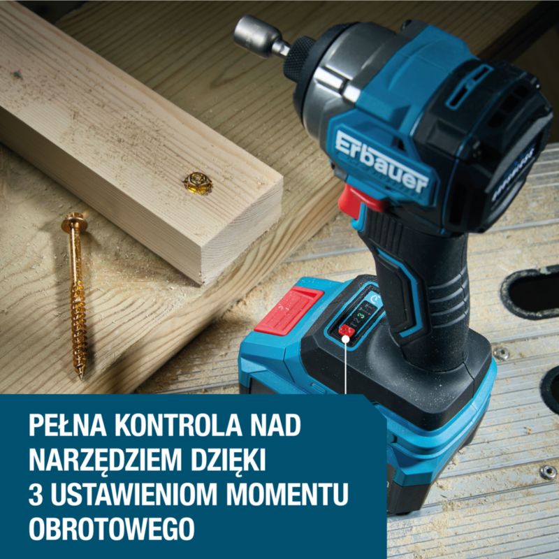 Zakrętarka udarowa Erbauer G2 240 Nm 18 V bez akumulatora