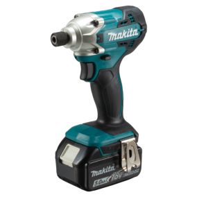 Zakrętarka udarowa Makita 1/4" silnik szczotkowy 155 Nm 18 V LXT