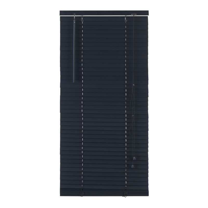 Żaluzja GoodHome Cana drewniana 180 x 180 cm czarna