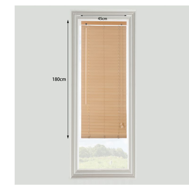 Żaluzja GoodHome drewniana Colours Cana 45 x 180 cm jasna
