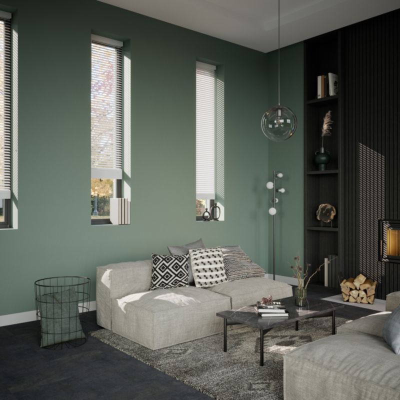 Żaluzja GoodHome drewniana Colours Cana 60 x 180 cm biała