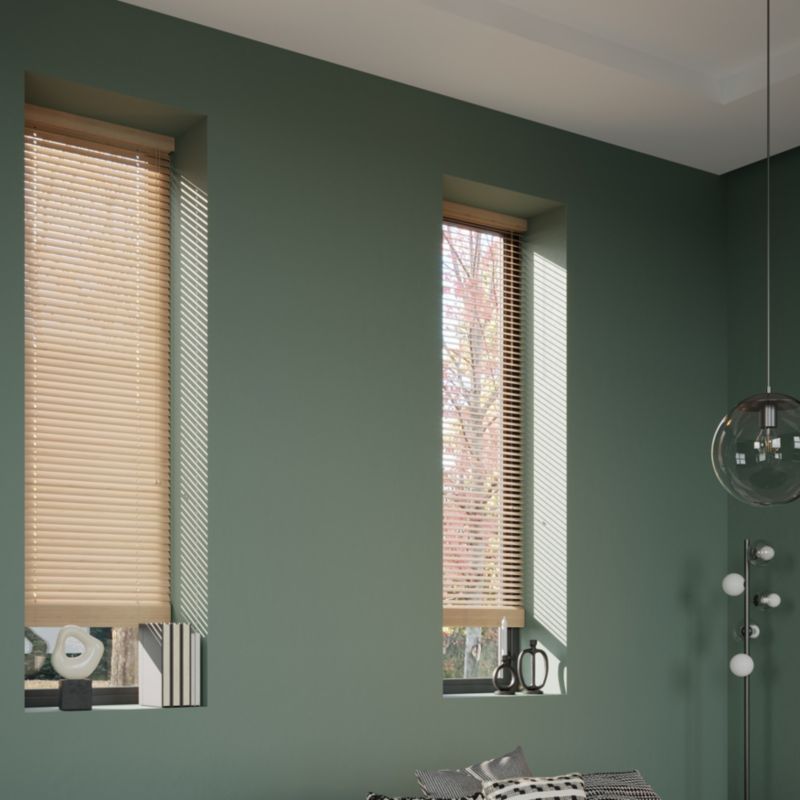 Żaluzja GoodHome drewniana Colours Cana 75 x 180 cm jasnobrązowa