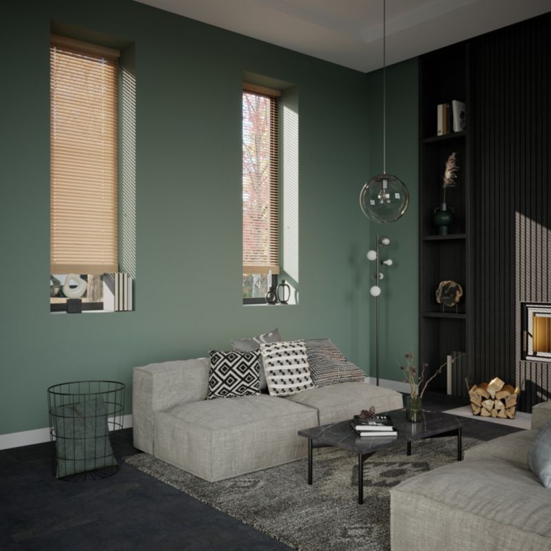 Żaluzja GoodHome drewniana Colours Cana 75 x 180 cm jasnobrązowa