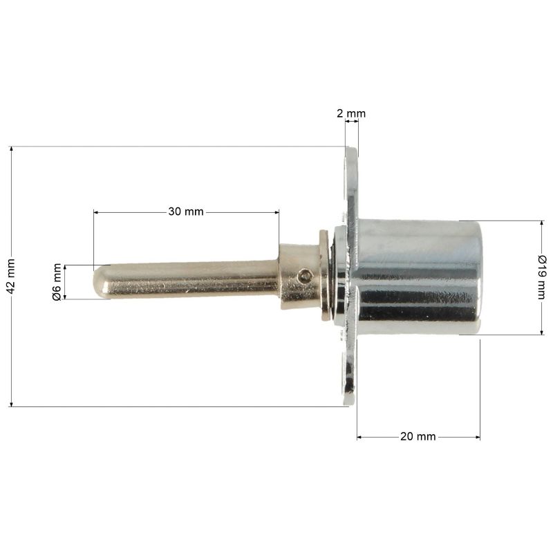 Zamek centralny Hakner Wolf wieloszufladowy system Master Key dwustronnie mocowany - 1 szt.