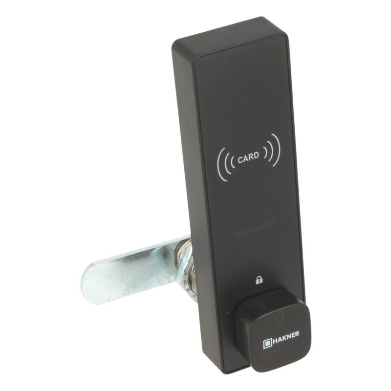 Zamek elektroniczny na kartę pionowy z ryglem Hakner Laggo-K L-30mm - 1 szt.
