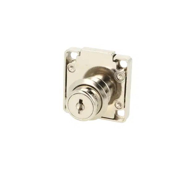 Zamek meblowy Kwadrat fi19x22mm system jednego klucza D20 SISO 1 szt.