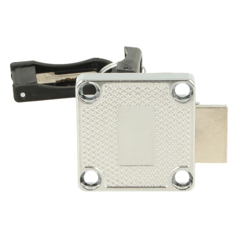 Zamek meblowy kwadratowy Wolf Hakner fi19x22mm system Master Key prawy - 1 szt.