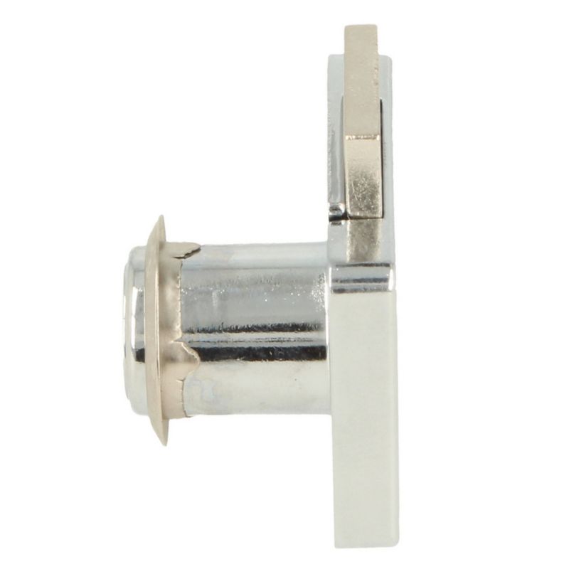 Zamek meblowy kwadratowy Wolf Hakner fi19x22mm w typie jednego kodu klucza szufladowy - 1 szt.
