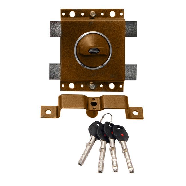 Zamek nawierzchniowy Gerda Tytan ZX klasa C brązowy