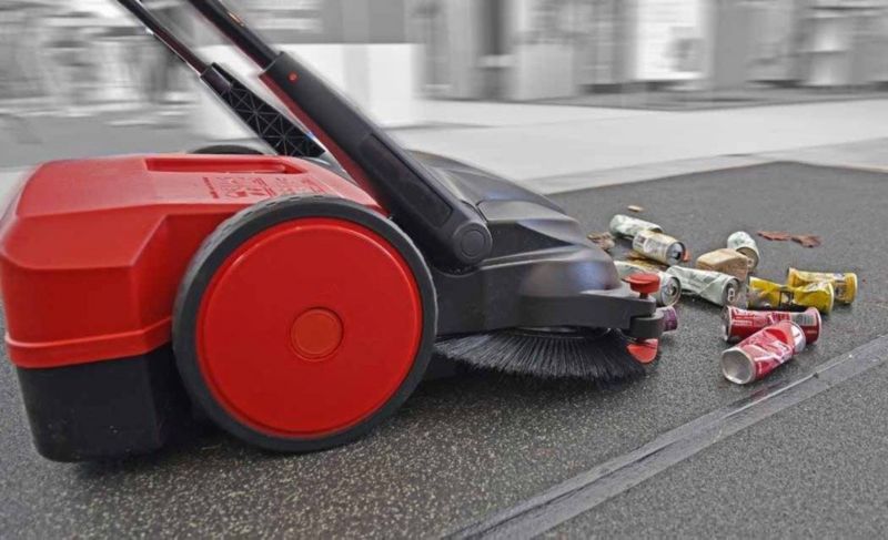 Zamiatarka Haaga Starmix 477 Ręczna Prowadzona Urządzenie Sprzątające Z Systemem Turbo 77Cm 1szt