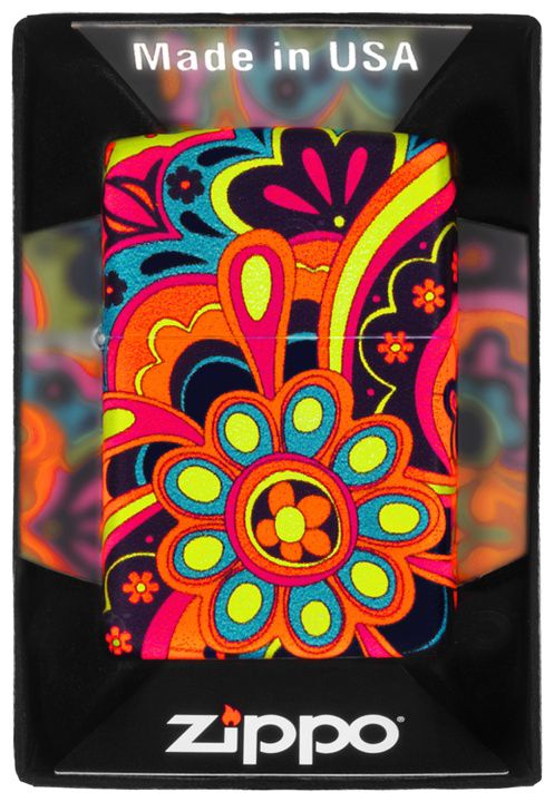 Zapalniczka ZIPPO Benzynowa FLOWER POWER DESIGN 60007172 1szt