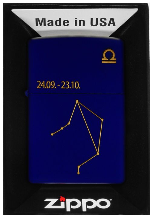 Zapalniczka ZIPPO Benzynowa ZODIAC LIBRA DESIGN waga 60006938 1szt