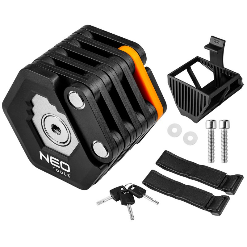 Zapięcie rowerowe NEO TOOLS składane na klucz 1 kpl