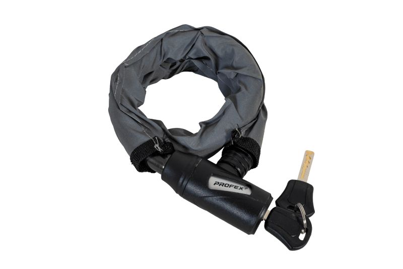 Zapięcie rowerowe ze stalowym pancerzem PROFEX Reflex o długości 70 cm 1 szt.