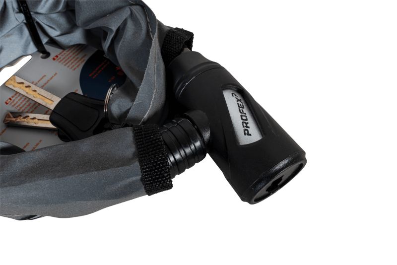 Zapięcie rowerowe ze stalowym pancerzem PROFEX Reflex o długości 70 cm 1 szt.