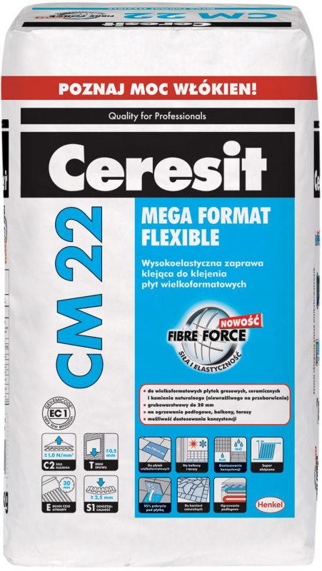 Zaprawa elastyczna Ceresit CM22 20 kg