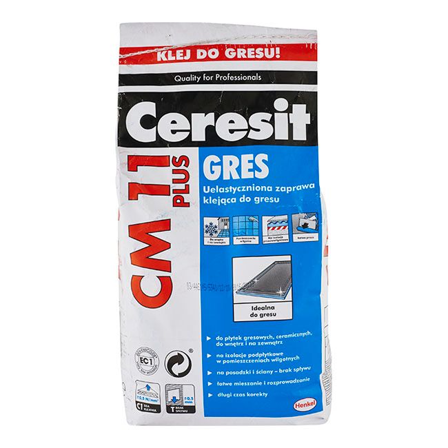 Zaprawa klejąca Ceresit CM 11 Plus Comfort Gres 5 kg