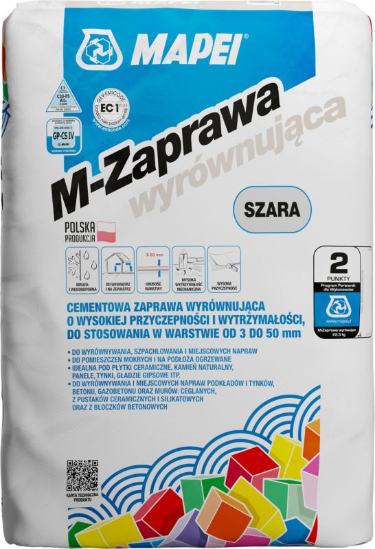 Zaprawa wyrównująca Mapei M-Zaprawa 22,5 kg