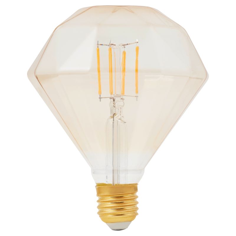 Żarówka dekoracyjna LED Diall Diament E27 5,5 W 470 lm amber