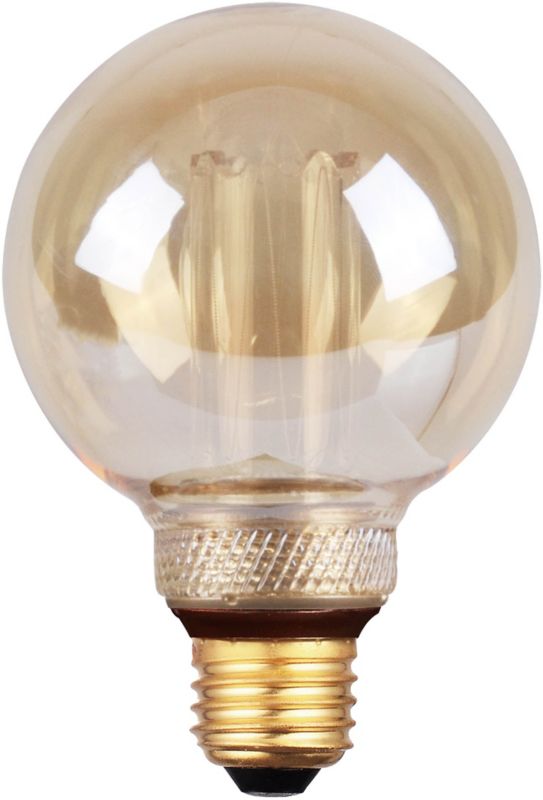 Żarówka LED dekoracyjna G80 E27 200 lm 1800 K amber