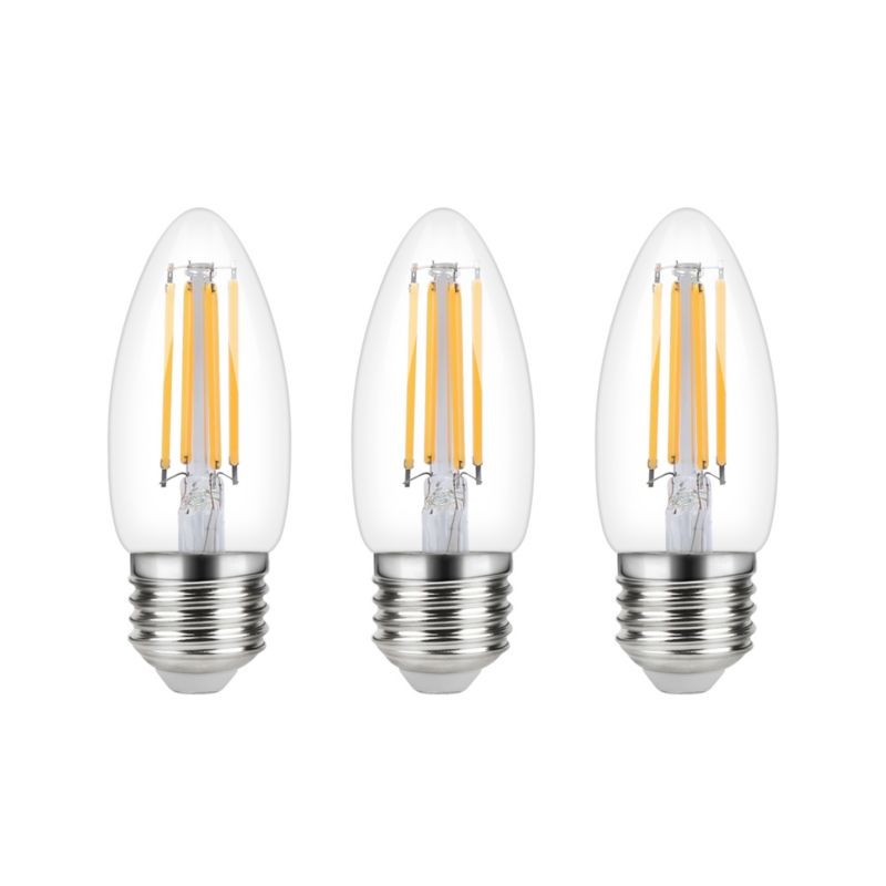 Żarówka LED Diall Filament C35 E27 470 lm 2700 K 3 szt.