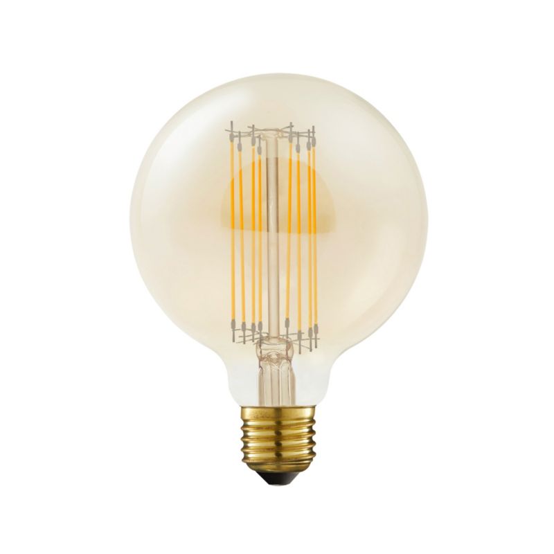 Żarówka LED Diall Filament G125 E27 400 lm 1800 K amber