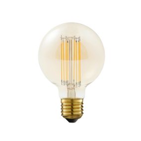 Żarówka LED Diall Filament G95 E27 400 lm 1800 K amber