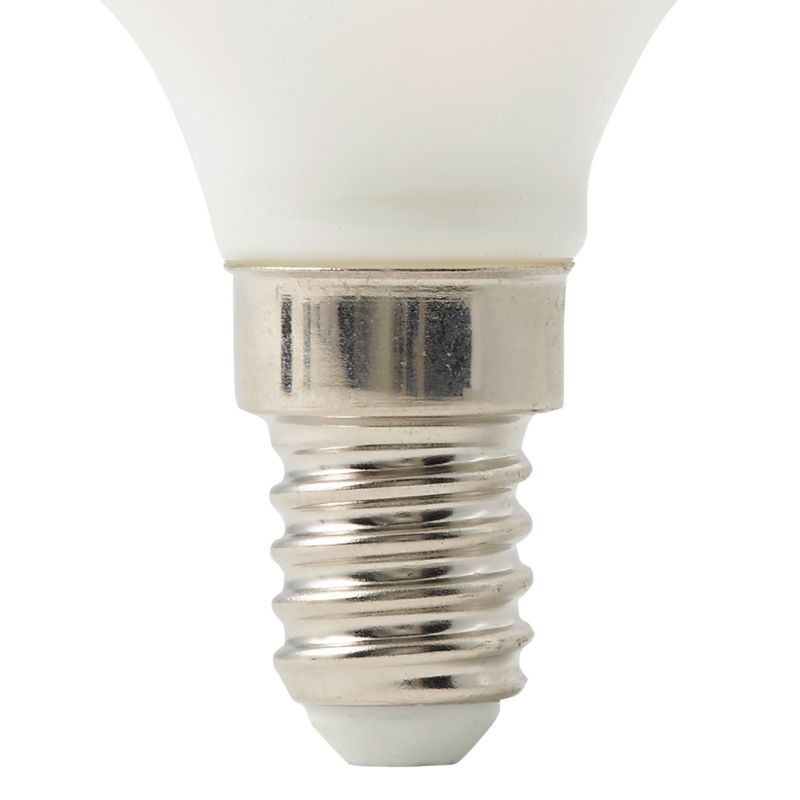 Żarówka LED Diall G45 E14 4,9 W 470 lm mleczna barwa ciepła