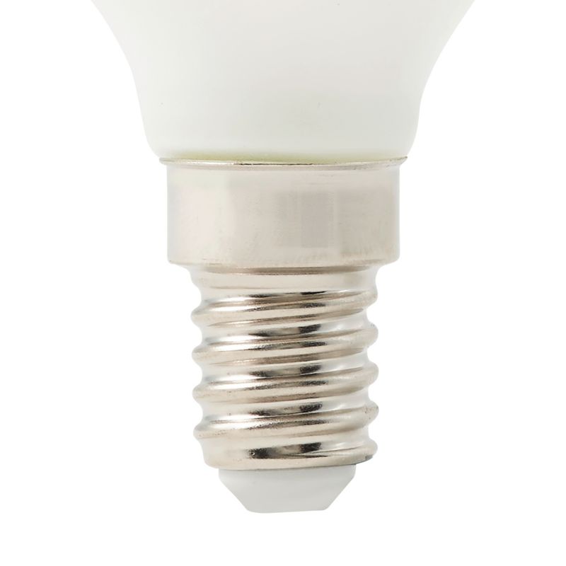 Żarówka LED Diall G45 E14 5,5 W 500 lm mleczna barwa neutralna DIM